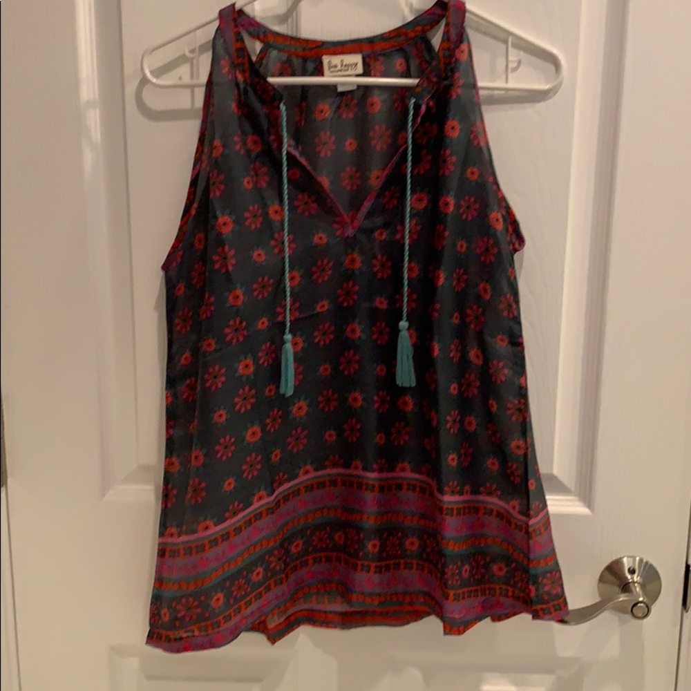 Flowy floral tank